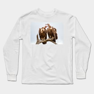 Vulture Couple Watching Out for a Meal - Krüger National Park Long Sleeve T-Shirt